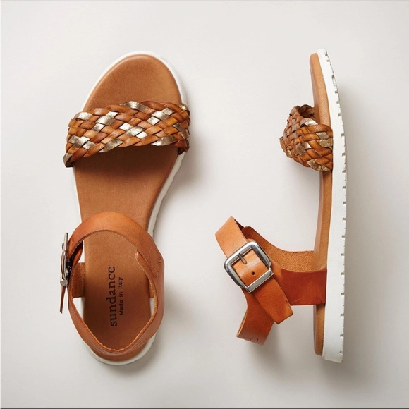 Sundance Shoes - Sundance Road to Rome Brown Leather Sandals